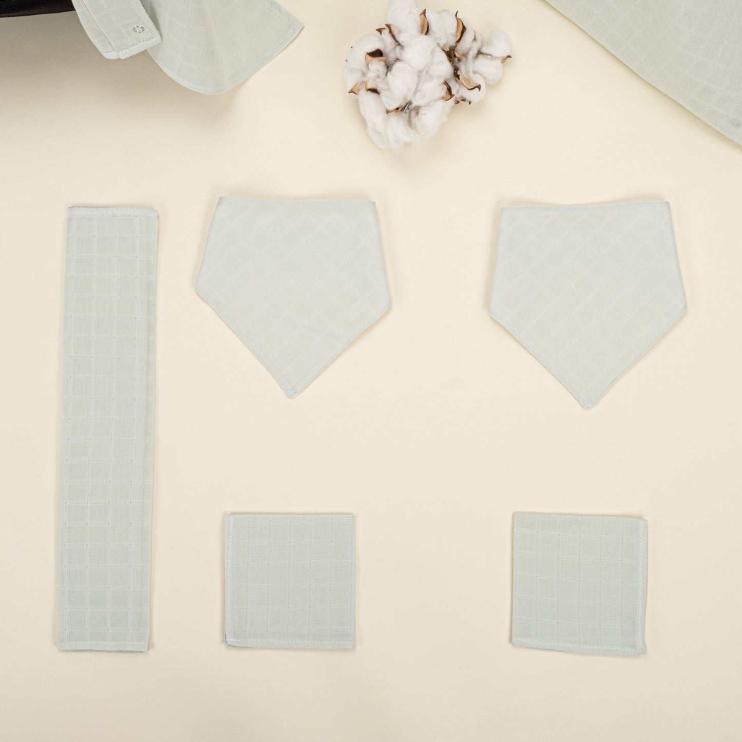 11 Piece - Newborn Sets - Summery - Mint Müslin