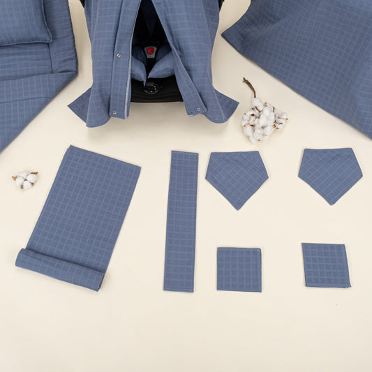 11 Piece - Newborn Sets - Summery - İndigo Müslin