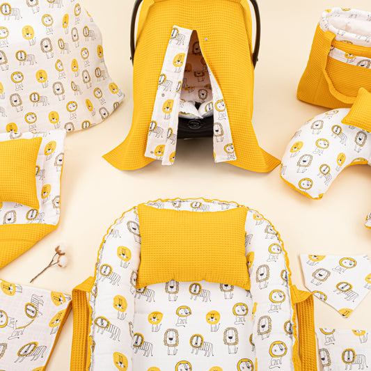 18 Piece Full Set - Double Sided - Hardal Petek - Sarı Aslan