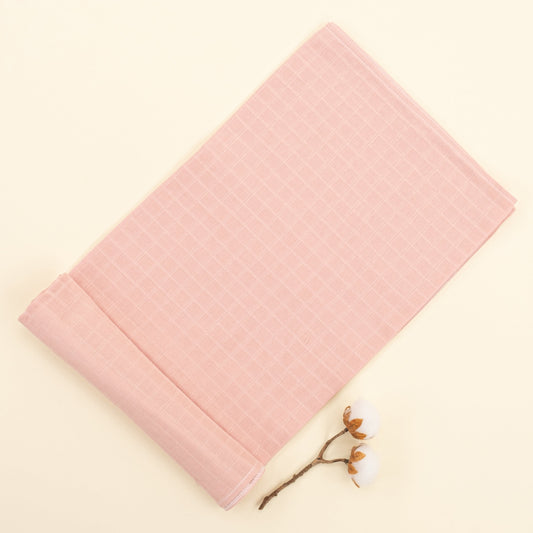 3 Piece Muslin Cover Set - Pudra - Yeşil Çiçekler - Tilki