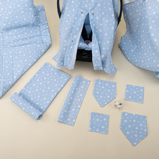 11 Piece - Newborn Sets - Summery - Mavi Minik Yıldızlar