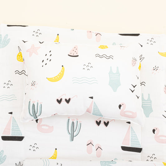 Double Sided Changing Pad and Pillow - Plaj