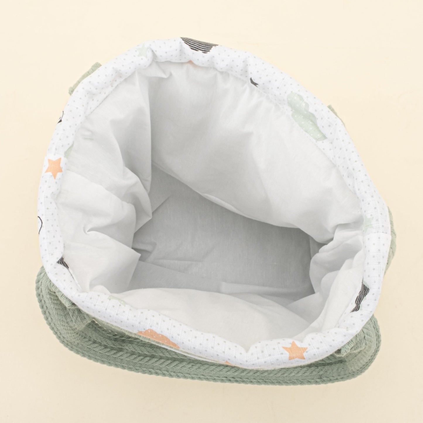 Baby Care Bag - Mint Örgü - Kuş