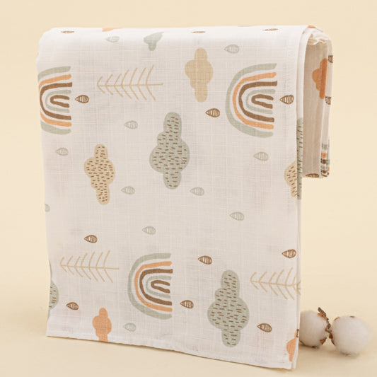 Muslin Cover - Yeşil Gökkuşağı