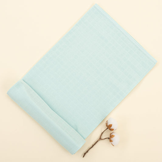 3 Piece Muslin Cover Set - Pudra - Turkuaz - Yeşil Çiçekler