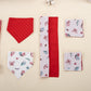 10 Piece - Newborn Sets - Seasonal - Red Satin - Butterfly