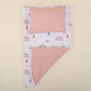 Double Side Changing Pad - Pink Muslin - Pastel Rainbow