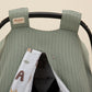 Stroller Cover Set - Double Side - Dark Green Knit - Galaxy and Letters
