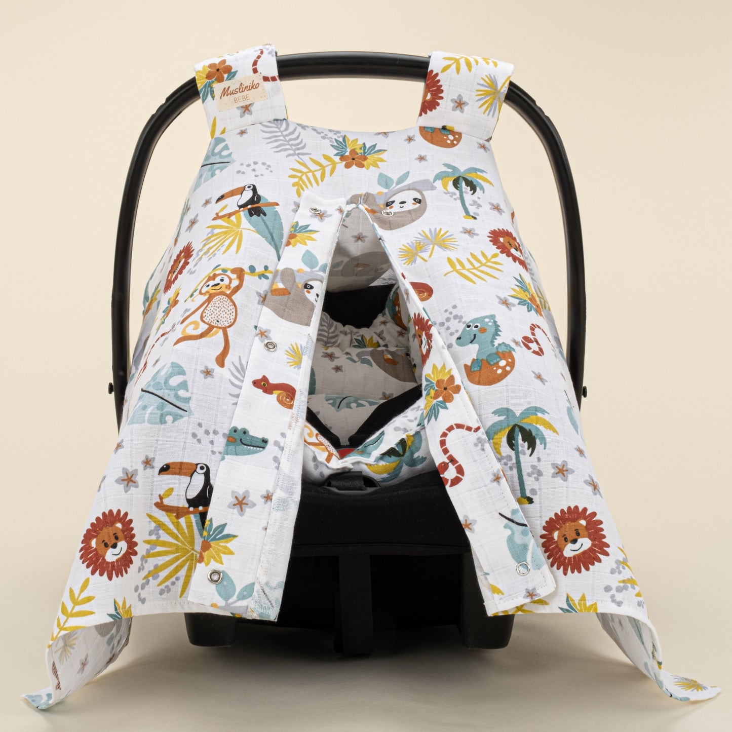 Stroller Cover Set - Single Side - Hayvanat Bahçesi