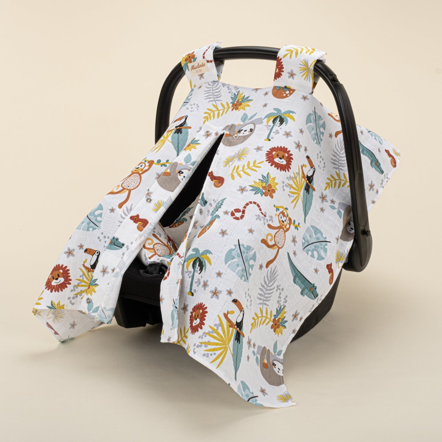 Stroller Cover Set - Single Side - Hayvanat Bahçesi