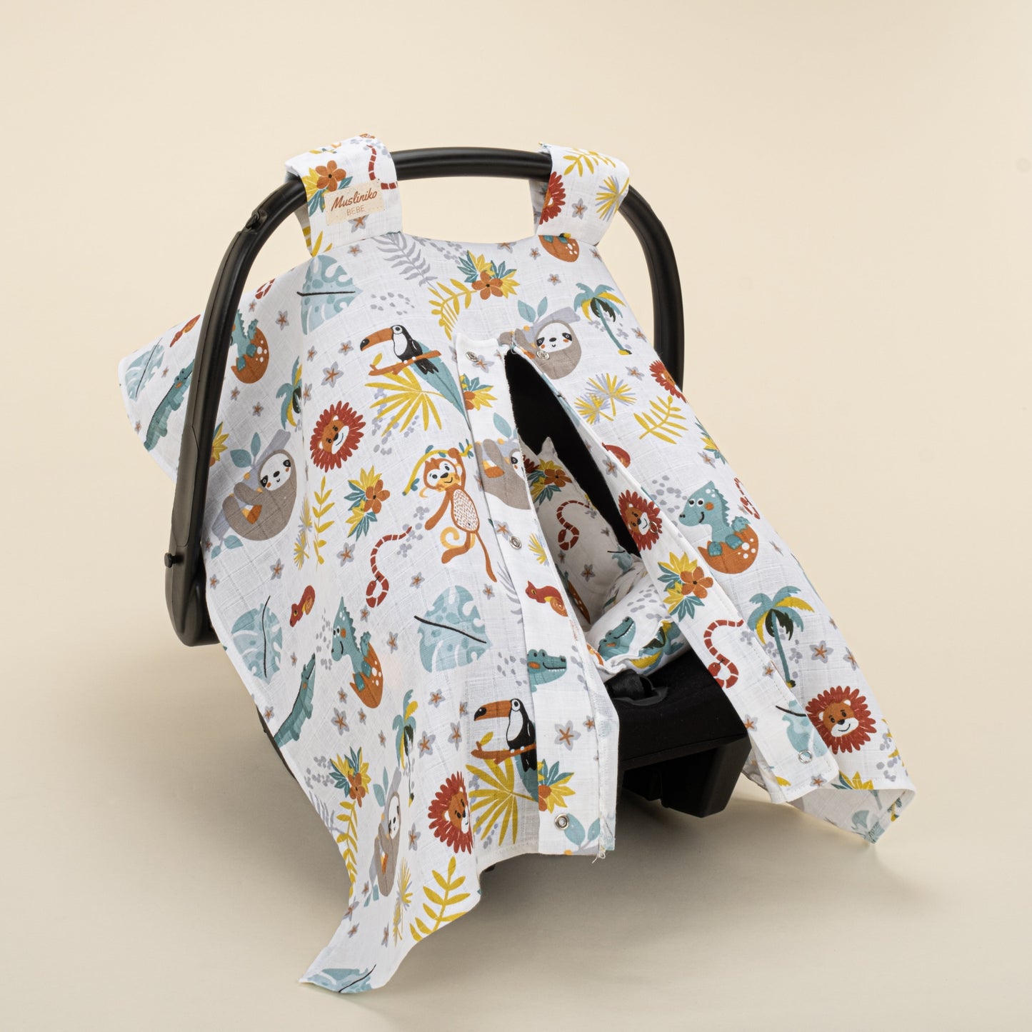 Stroller Cover Set - Single Side - Hayvanat Bahçesi