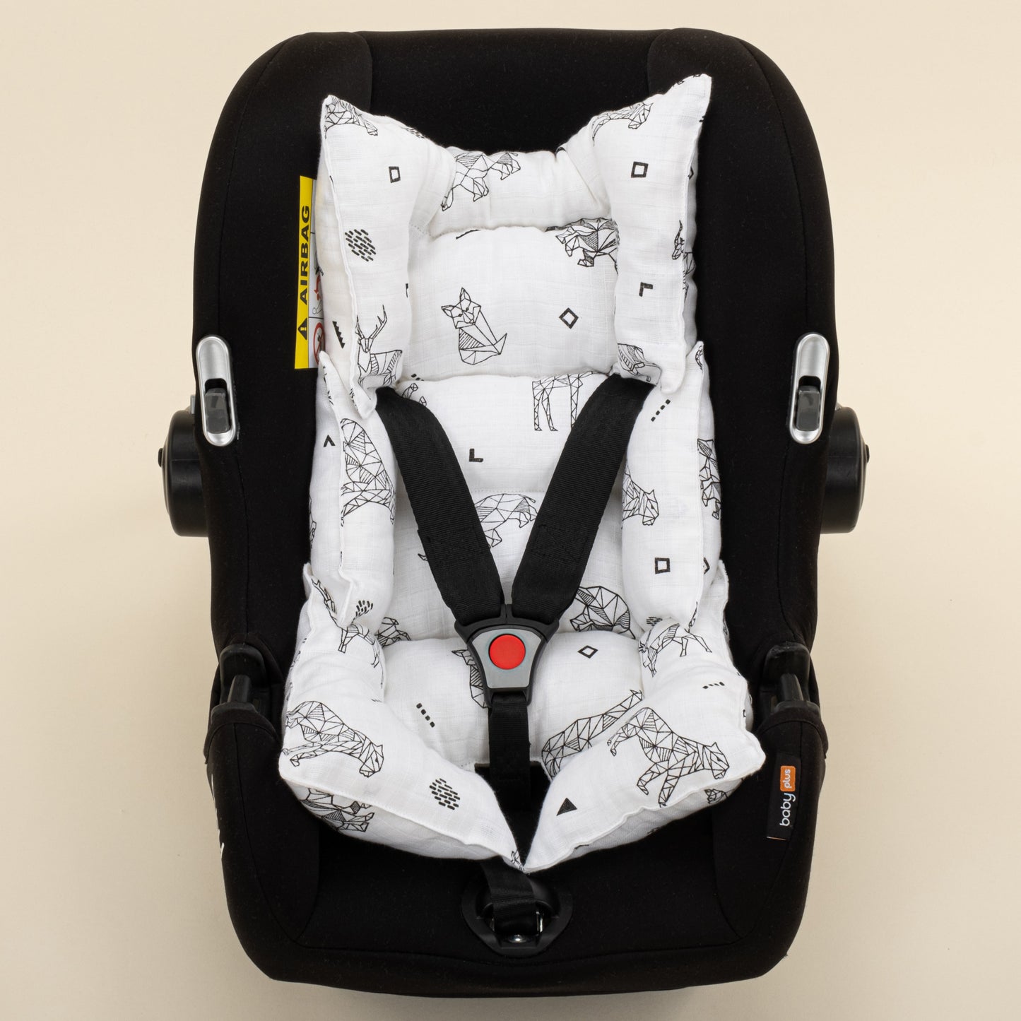Stroller Cover Set - Double Side - Gri Waffle - Kaplan