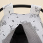 Stroller Cover Set - Double Side - Gri Waffle - Kaplan