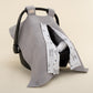 Stroller Cover Set - Double Side - Gri Waffle - Kaplan