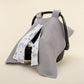 Stroller Cover Set - Double Side - Gri Waffle - Kaplan