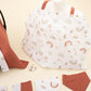 9 Piece - Newborn Sets - Double Sided - Seasonal - Koyu Kiremit Muslin - Kahverengi Gökkuşağı