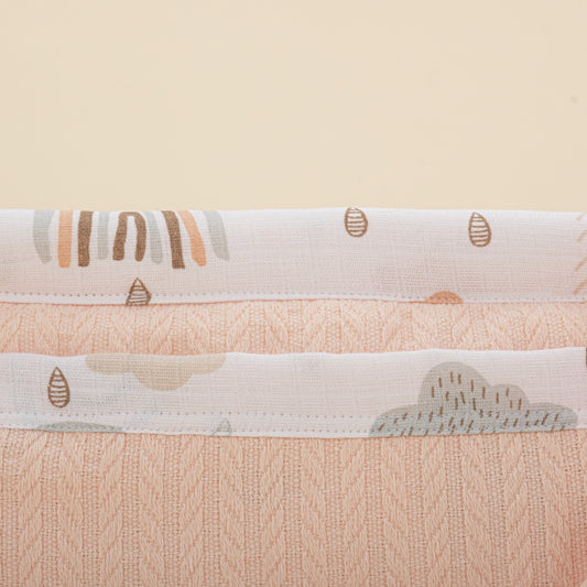Baby Care Bag - Somon Örgü - Yeşil Gökkuşağı