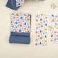 9 Piece - Newborn Sets - Double Sided - Winter - İndigo Havuz - Mavi Balkabağı