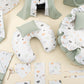 18 Piece Full Set - Double Sided - Mint Örgü - Kuş