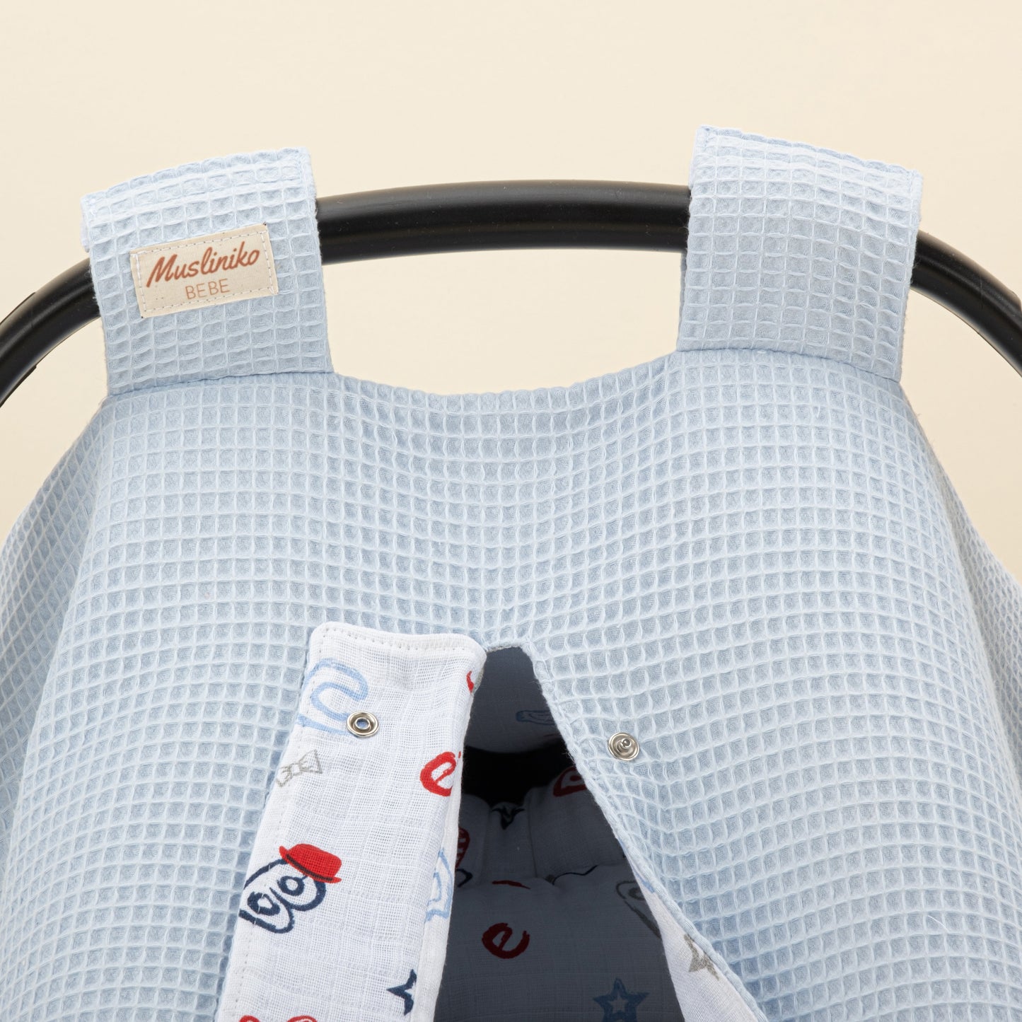 9 Piece - Newborn Sets - Double Sided - Winter - Bebe Mavi Petek - Harfli