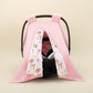 Stroller Cover Set - Double Side - Koyu Pembe Örgü - Ceylan