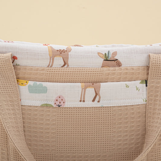 Baby Care Bag - Bej Waffle - Ceylan