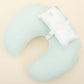 Double Sided Breastfeeding Pillow - Su Yeşili Muslin - Su Yeşili Güneş