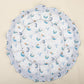 Round Babynest - Çift Taraflı - İndigo Petek - Mavi Gökkuşağı