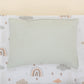 Double Sided Changing Pad and Pillow - Açık Yeşil Petek - Yeşil Gökkuşağı