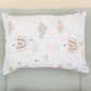 Double Sided Changing Pad and Pillow - Açık Yeşil Petek - Yeşil Gökkuşağı