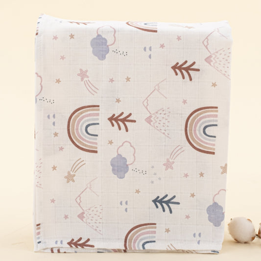 Muslin Cover - Pastel Gökkuşağı