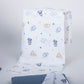 9 Piece - Newborn Sets - Winter - Indigo Honeycomb - Blue Stick Dolls