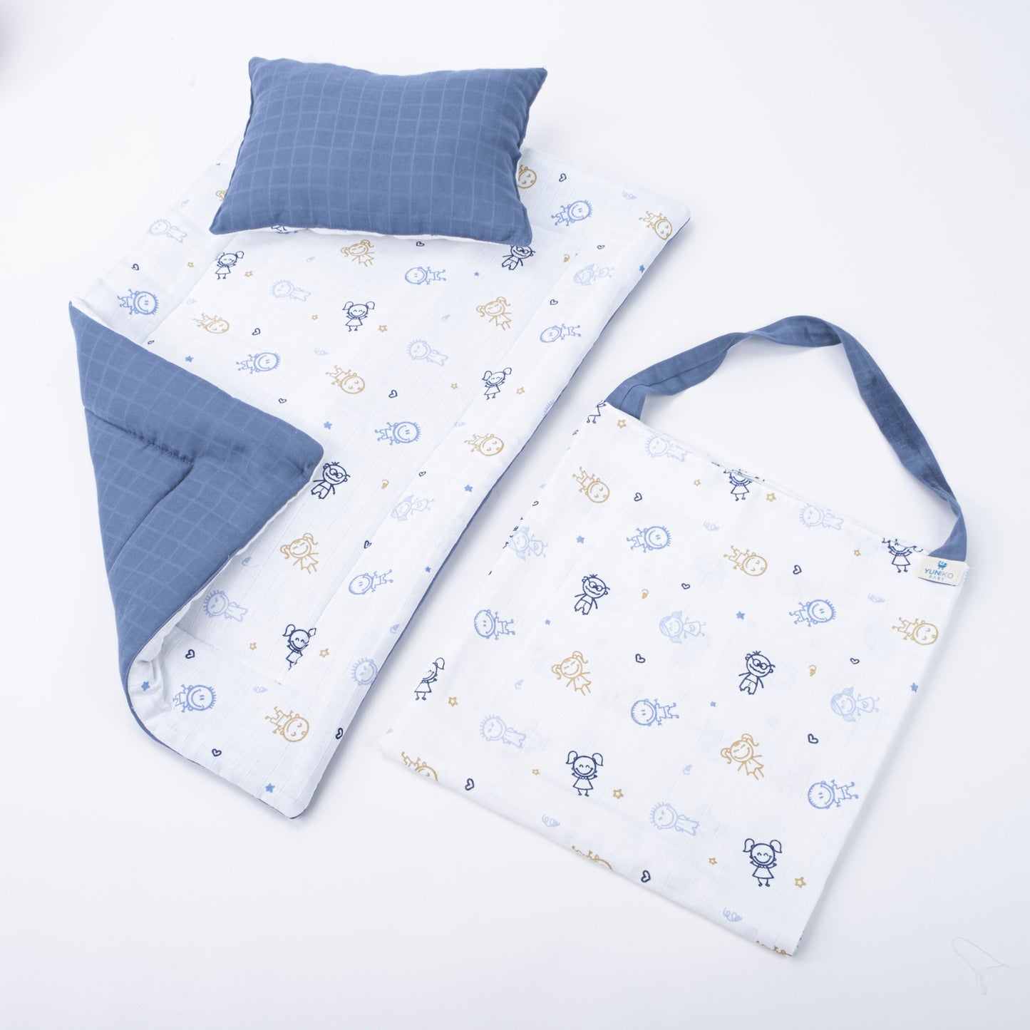 10 Piece - Newborn Sets - Seasonal - Indigo Muslin - Blue Stick Babies