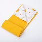 Pique Blanket - Double Side - Mustard Honeycomb - Lion