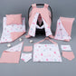 10 Pieces - Newborn Sets - Seasonal Collection - Pink Muslin - Pink Cloud