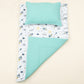 Double Side Changing Pad - Nile Green Honeycomb - Space