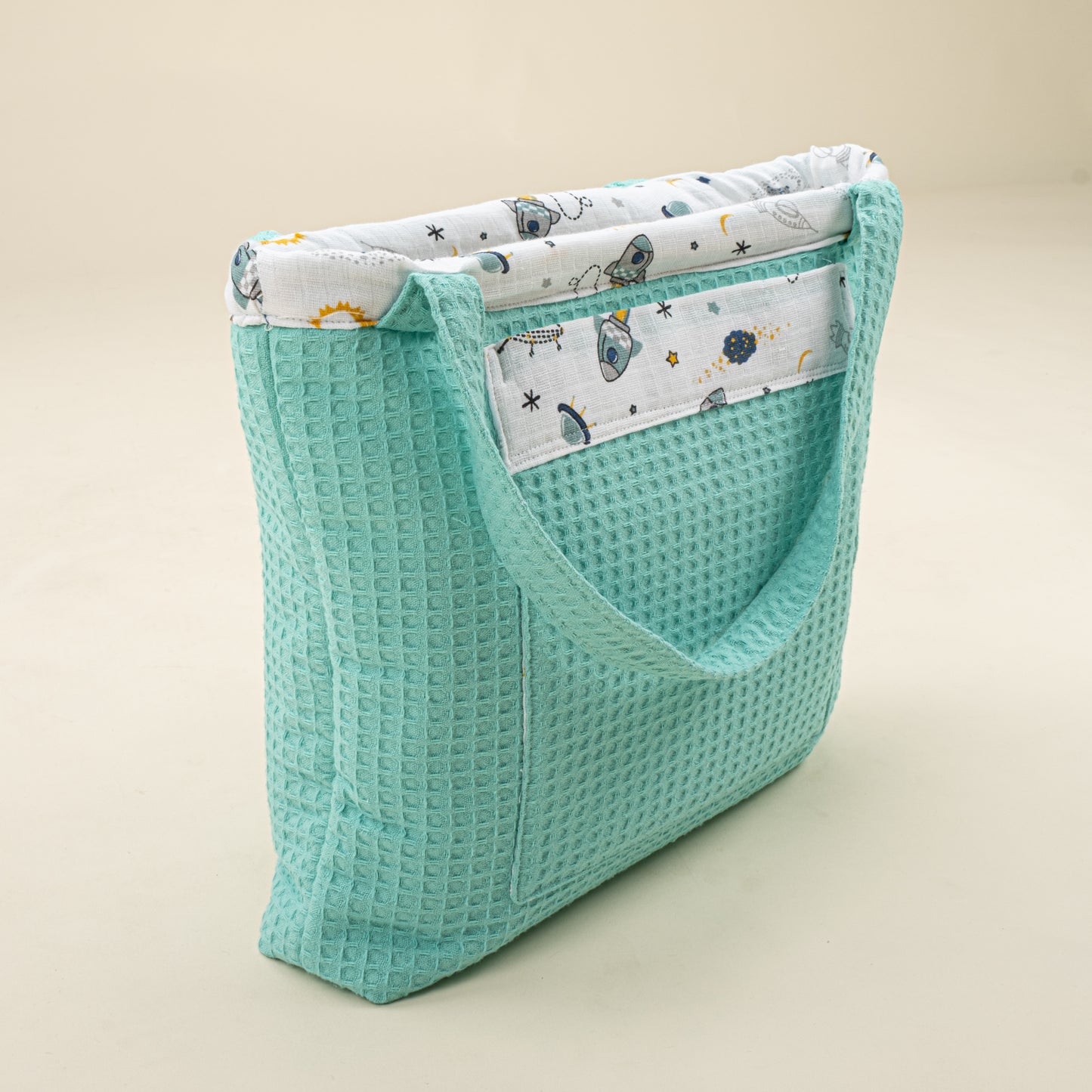 Baby Care Bag - Nile Green Honeycomb - Space