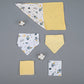 10 Piece - Newborn Sets - Seasonal - Yellow Muslin - Space