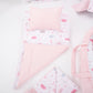 15 Piece Full Set - Newborn Sets - Pink Knitting - Pink Cloud