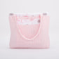 Baby Care Bag - Pink Knitting - Pink Cloud