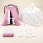 9 Piece - Newborn Sets - Winter - Plum Honeycomb - Pink Stick Dolls