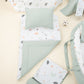15 Piece Full Set - Newborn Sets - Light Green Knit - Birds