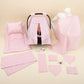 10 Pieces - Newborn Baby Sets - Summery Collection - Pink Tiny Stars