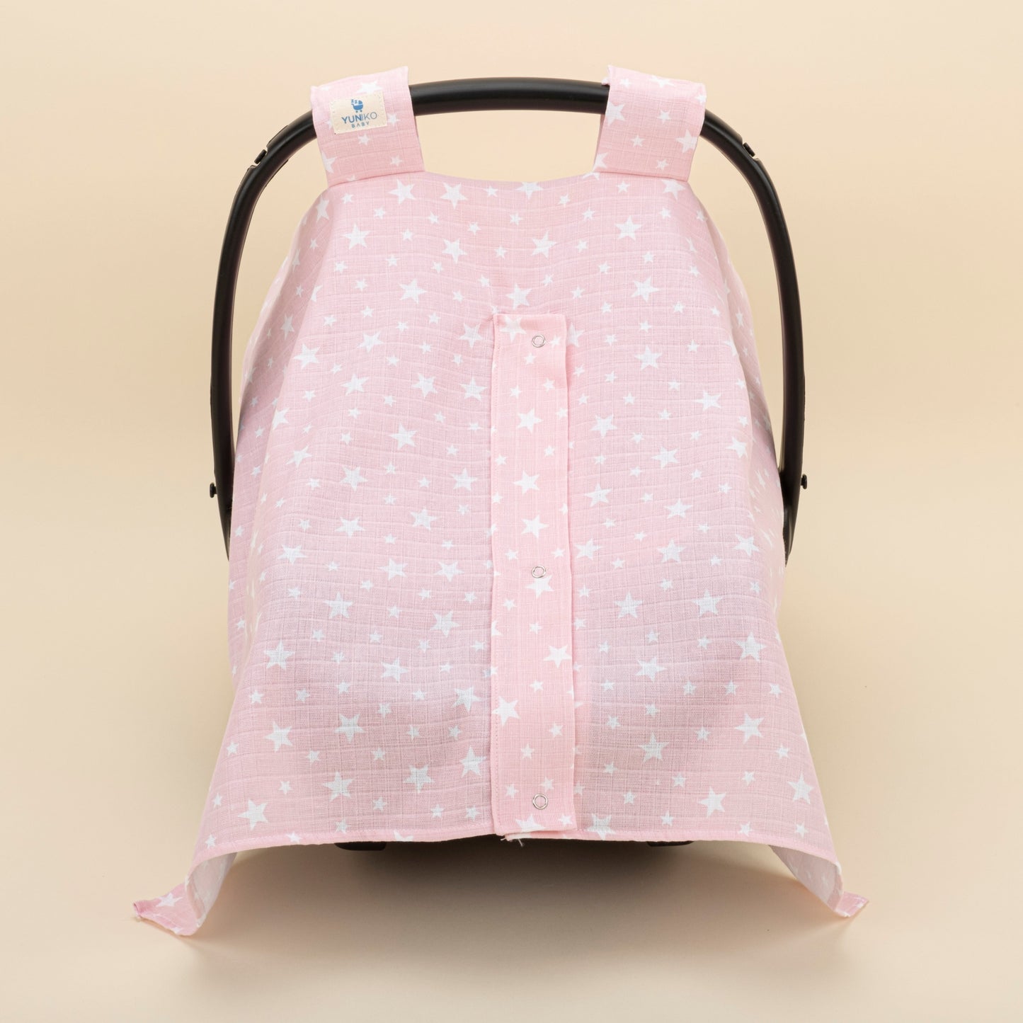 Stroller Cover Set - Single Side - Pink Little Stars