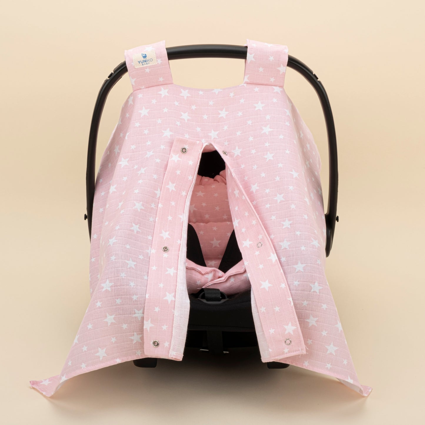 Stroller Cover Set - Single Side - Pink Little Stars