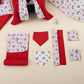 10 Piece - Newborn Sets - Seasonal - Red Satin - Butterfly