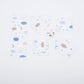 9 Piece - Newborn Sets - Winter - Blue Honeycomb Pike - Blue Cloud
