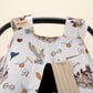 Stroller Cover Set - Double Side - Coffee with Milk Knitting - Harry