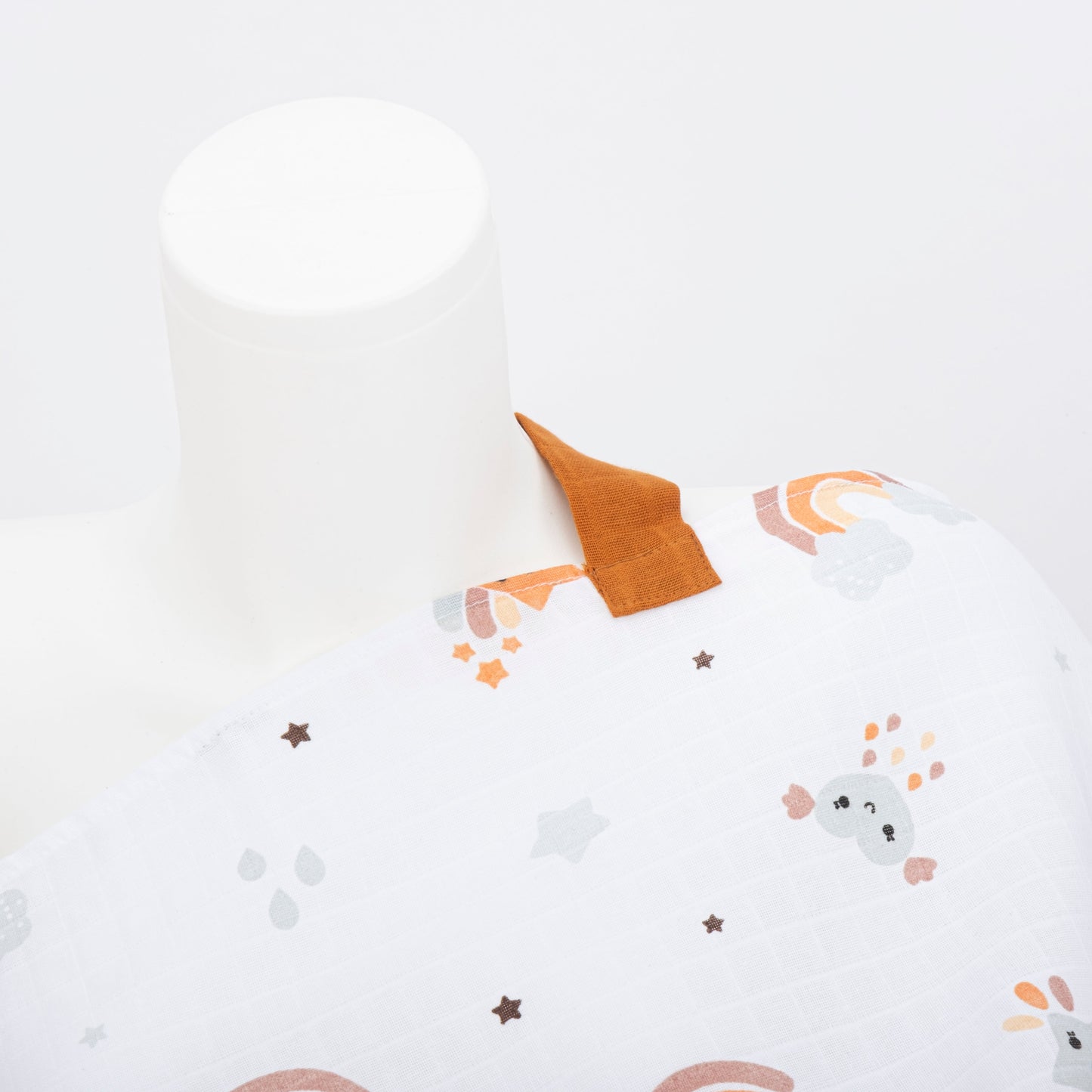 10 Piece - Newborn Sets - Seasonal - Tile Muslin - Orange Rainbow