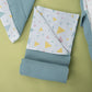 15 Piece Full Set - Newborn Sets - Petrol Blue Honeycomb - Colored Triangles